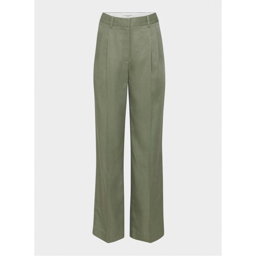 nwot Aritzia The Effortless Pant™ - Peachy Twill Smoked sage 10 long